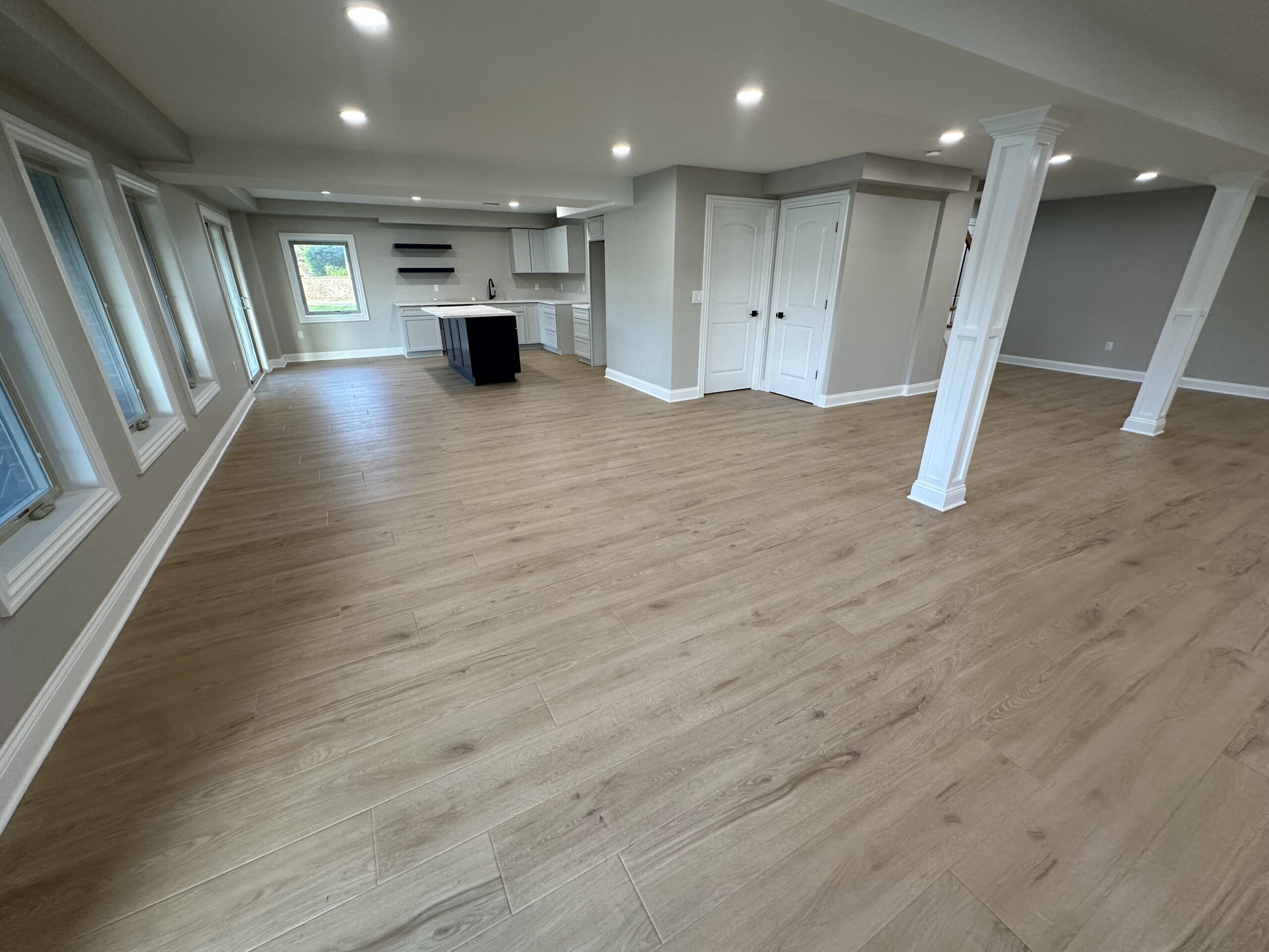 BRC Flooring team at work on a Detroit home