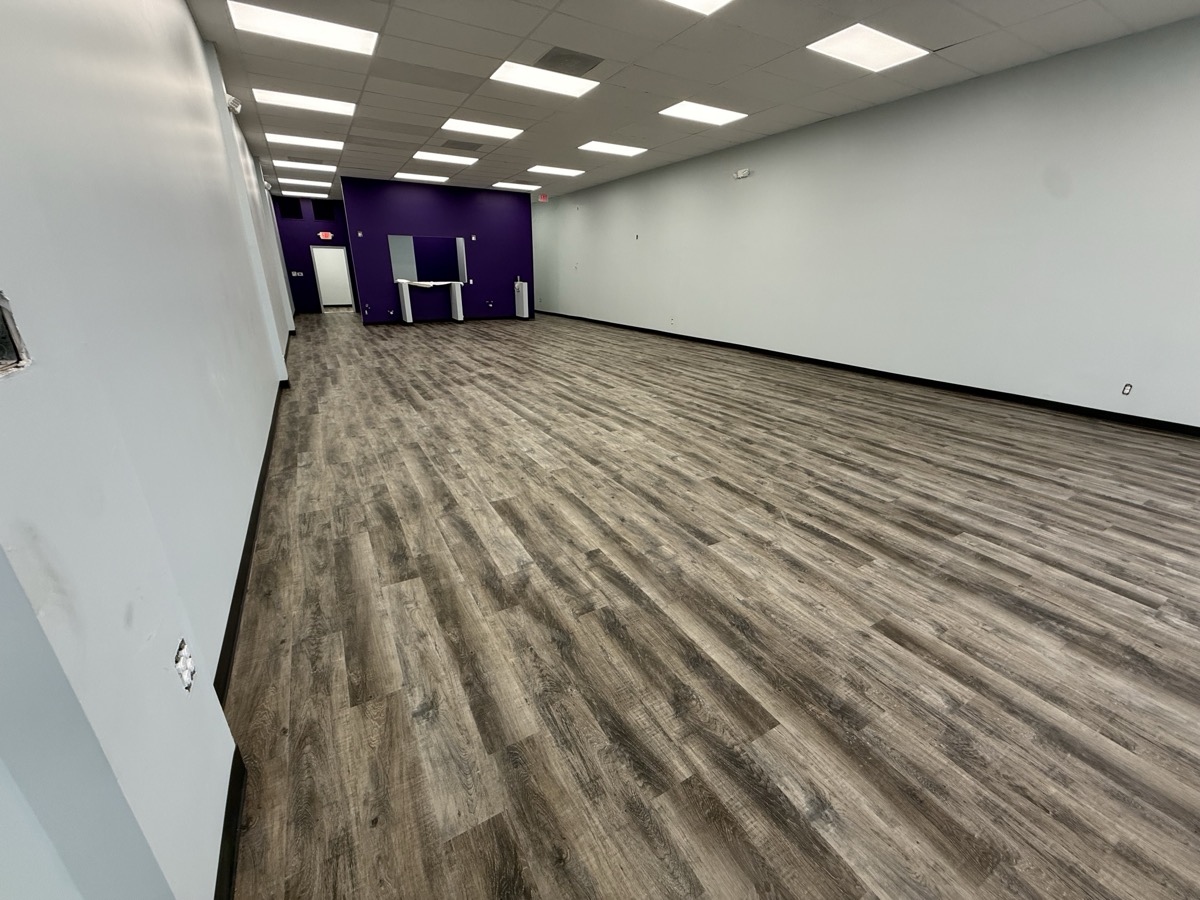 Commercial LVP in retail space